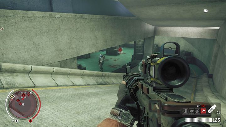 After destroying the second warehouse go down one more floor to find the third storage - Forbidden Zone | Key Points - Key Points - Homefront: The Revolution Game Guide & Walkthrough