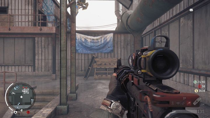 The way to the third journal starts in the place shown in the picture - Elmtree - Red zone | Journals and jobs - Journals and jobs - Homefront: The Revolution Game Guide & Walkthrough