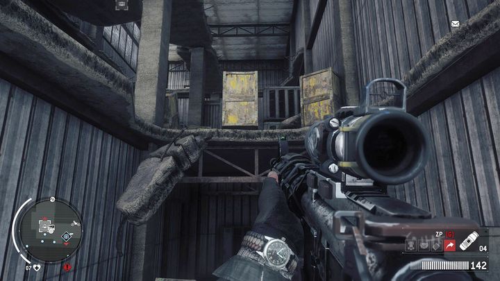 After getting upstairs, destroy the pallets blocking your way - Elmtree - Red zone | Journals and jobs - Journals and jobs - Homefront: The Revolution Game Guide & Walkthrough