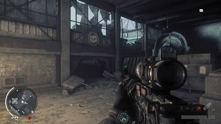 An entrance to the fourth journal can be found in a hangar in the area shown above - Elmtree - Red zone | Journals and jobs - Journals and jobs - Homefront: The Revolution Game Guide & Walkthrough