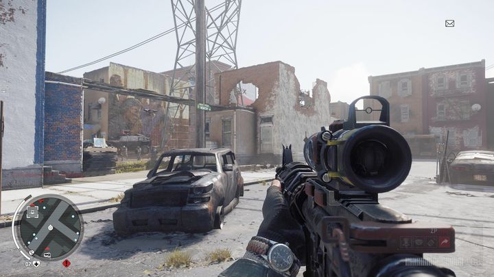 Another warehouses entrance is placed in an adjoining building from where you will have to go through a bridge connecting both constructions - Holloway - Red zone | Journals and jobs - Journals and jobs - Homefront: The Revolution Game Guide & Walkthrough