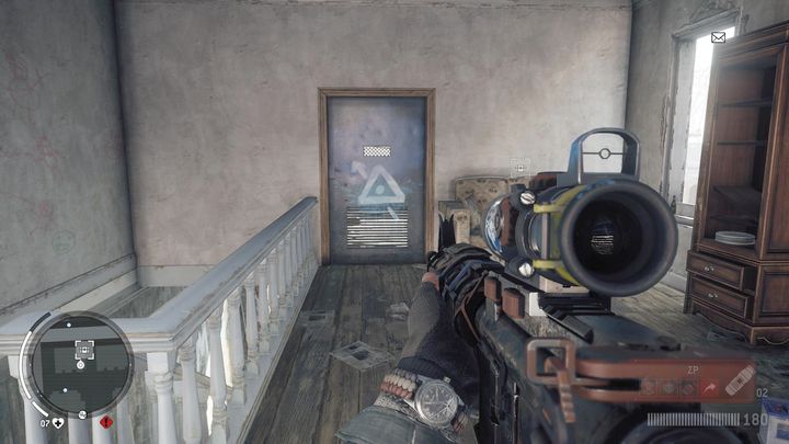 After reaching the main door - jump out of the window onto the roof where you shall find a blocked window - Holloway - Red zone | Journals and jobs - Journals and jobs - Homefront: The Revolution Game Guide & Walkthrough