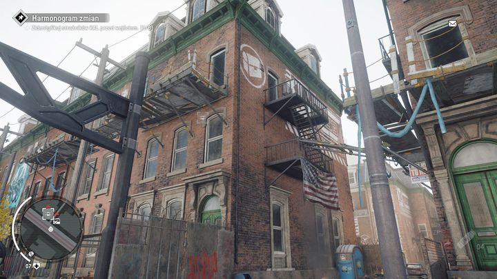 The second warehouse can be found in one of the flats in the building on the left, depicted above - Ashgate - Yellow zone | Journals and jobs - Journals and jobs - Homefront: The Revolution Game Guide & Walkthrough