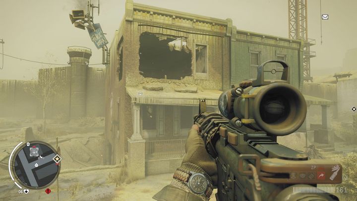 The third Warehouse can be found on the first floor of the building in the picture - Lombard - Red zone | Journals and jobs - Journals and jobs - Homefront: The Revolution Game Guide & Walkthrough