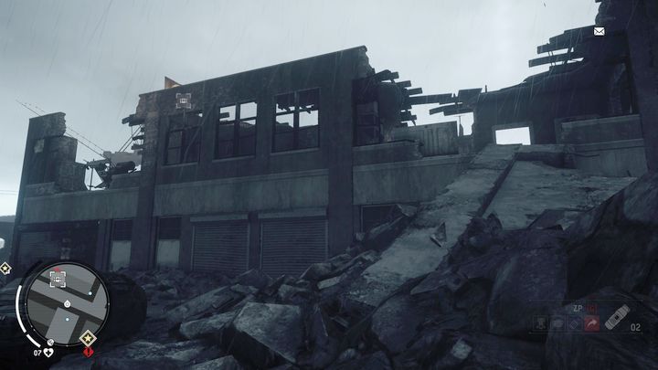 Entrance to the second Warehouse is on the northern side of the building - Old town - Red zone | Journals and jobs - Journals and jobs - Homefront: The Revolution Game Guide & Walkthrough