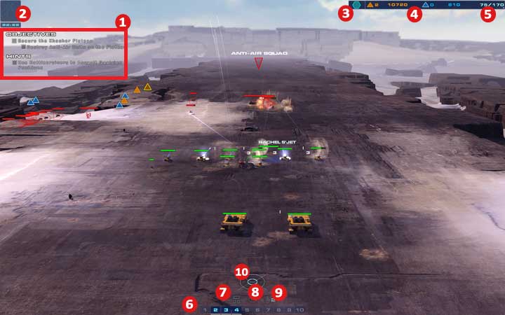 Game interface - The interface - The basics - Homeworld: Deserts of Kharak Game Guide