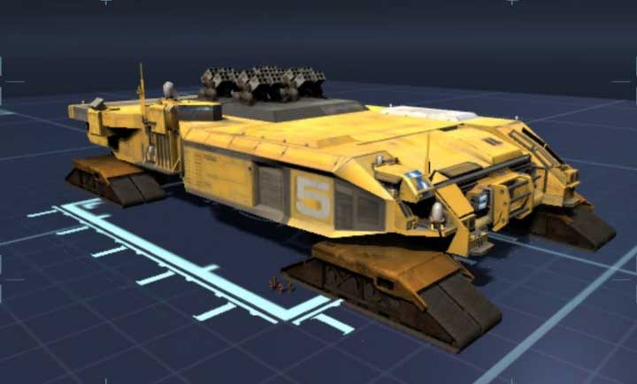 Artillery Cruiser - List of units for the Coalition and Gaalsien factions - Units and factions - Homeworld: Deserts of Kharak Game Guide