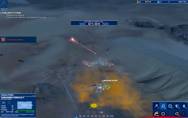 After the time elapses, launch a final attack Northwards, with all you have. - Mission 2 - The Boneyard - Campaign mode walkthrough - Homeworld: Deserts of Kharak Game Guide