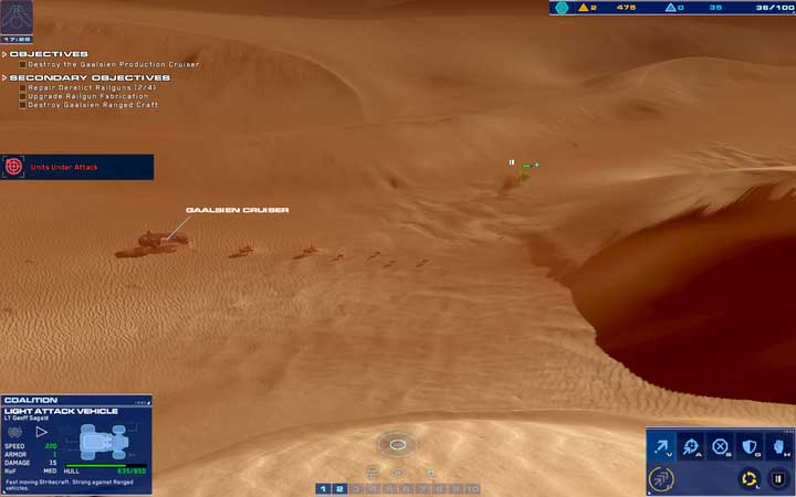 One unit can lure the entire group into an ambush. - Mission 3 - Cape Wrath - Campaign mode walkthrough - Homeworld: Deserts of Kharak Game Guide