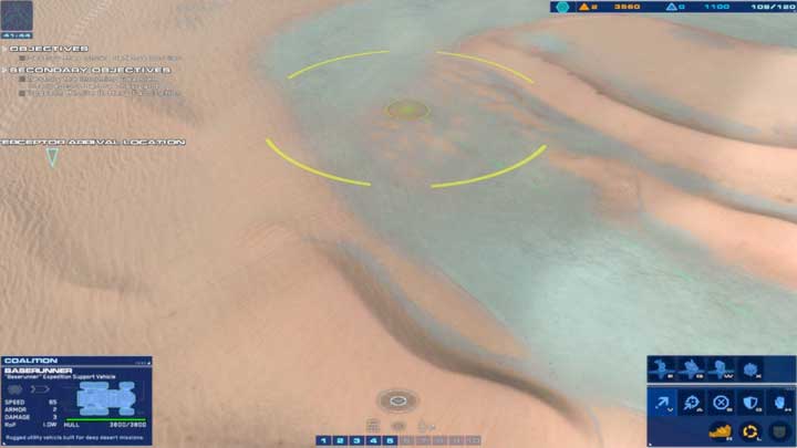 Build two AA turrets right by the point where the enemy bombers will appear. - Mission 6 - Beladin Dune Sea - Campaign mode walkthrough - Homeworld: Deserts of Kharak Game Guide