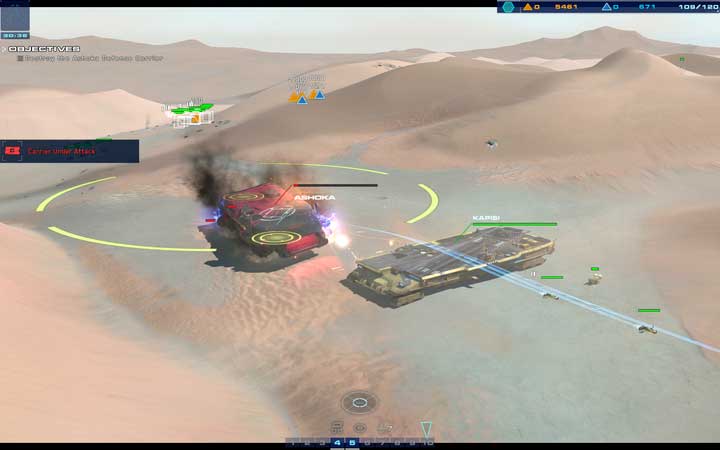 You can use Kapisi to reinforce the attack and to withhold Ashoka later on. - Mission 6 - Beladin Dune Sea - Campaign mode walkthrough - Homeworld: Deserts of Kharak Game Guide