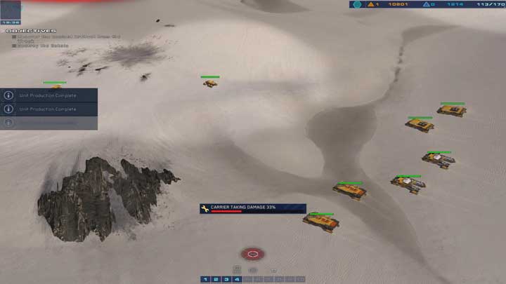 Powerful Cruiser squads: Battle and Artillery, aided by Supporters will deal with nearly any opponent, if you play your cards well. - Mission 12 - Torin Crater - Campaign mode walkthrough - Homeworld: Deserts of Kharak Game Guide