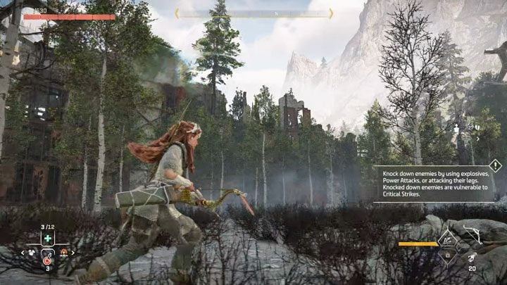 Another unique aspect of this fight is that the Dreadwing can use camouflage - Horizon Forbidden West: Dreadwing - boss, how do you defeat the mechanical bat? - Bosses - Horizon Forbidden West Guide