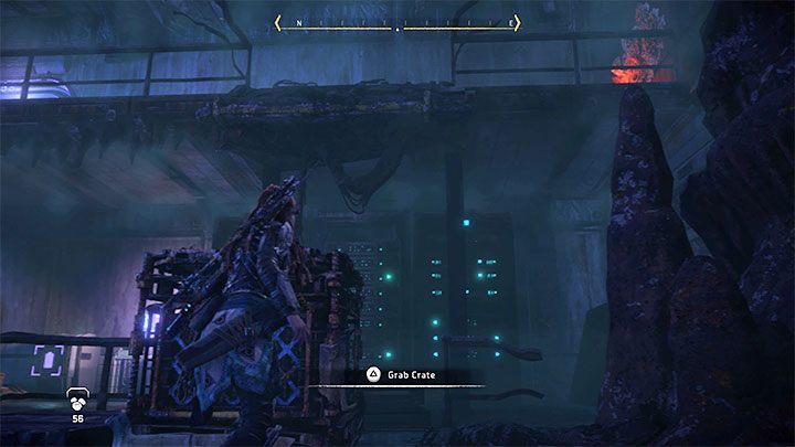 In the new area there are two terminals requiring an energy source and you must solve a puzzle to power them up - Horizon Forbidden West: Deaths Door - walkthrough - Main Storyline - Horizon Forbidden West Guide