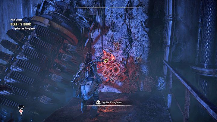 You'll eventually reach a new hole you can climb into - Horizon Forbidden West: Deaths Door - walkthrough - Main Storyline - Horizon Forbidden West Guide