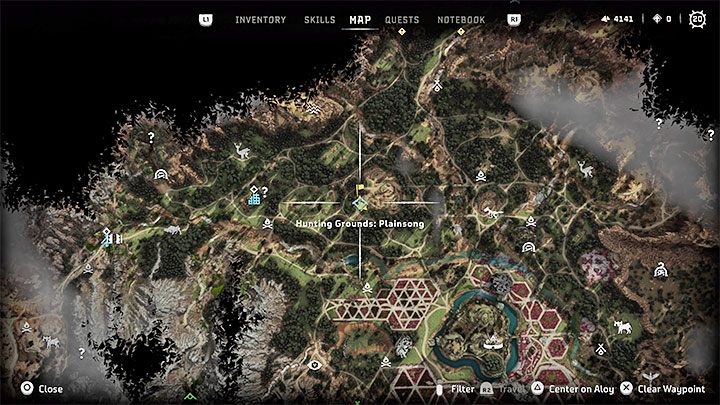 This activity's recommended level is 10 - Horizon Forbidden West: Hunting Grounds: Plainsong - Hunting Trials - Hunting grounds - Horizon Forbidden West Guide