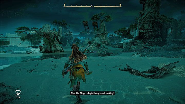 Follow Alva - Horizon Forbidden West: Forbidden Legacy - Alvas quest, walkthrough - Tasks of companions - Horizon Forbidden West Guide