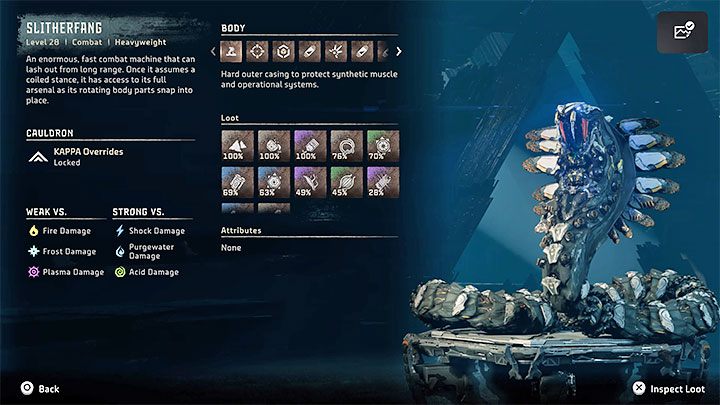 You've already had the chance to face the giant mechanical snake twice in the main storyline, but having obtained new weapons and outfits, you have more ways to prepare for the battle - Horizon Forbidden West: Forbidden Legacy - Alvas quest, walkthrough - Tasks of companions - Horizon Forbidden West Guide