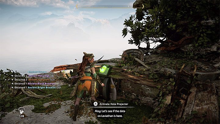 The next quest objective is very simple - Horizon Forbidden West: Forbidden Legacy - Alvas quest, walkthrough - Tasks of companions - Horizon Forbidden West Guide