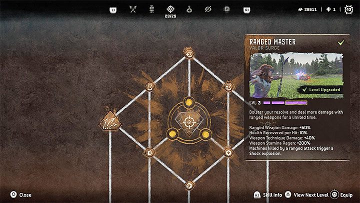 Type: Valor Surge - Horizon Forbidden West: Hunter - best skills - Best Skills - Horizon Forbidden West Guide