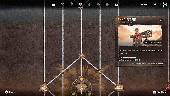 Type: Passive skill - Horizon Forbidden West: Hunter - best skills - Best Skills - Horizon Forbidden West Guide