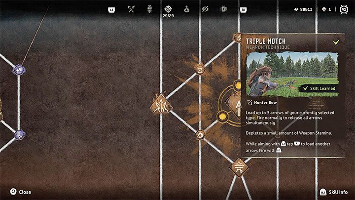 Type: Weapon Technique (Hunter Bow) - Horizon Forbidden West: Hunter - best skills - Best Skills - Horizon Forbidden West Guide