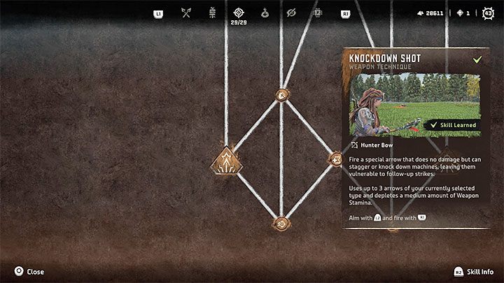 Type: Weapon Technique (Hunter Bow) - Horizon Forbidden West: Hunter - best skills - Best Skills - Horizon Forbidden West Guide