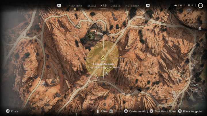 Your first contract from Larend will consist of ambushing a convoy - Horizon Forbidden West: Barren Light Salvage Contractor - list of all contracts - Salvage Contracts - Horizon Forbidden West Guide