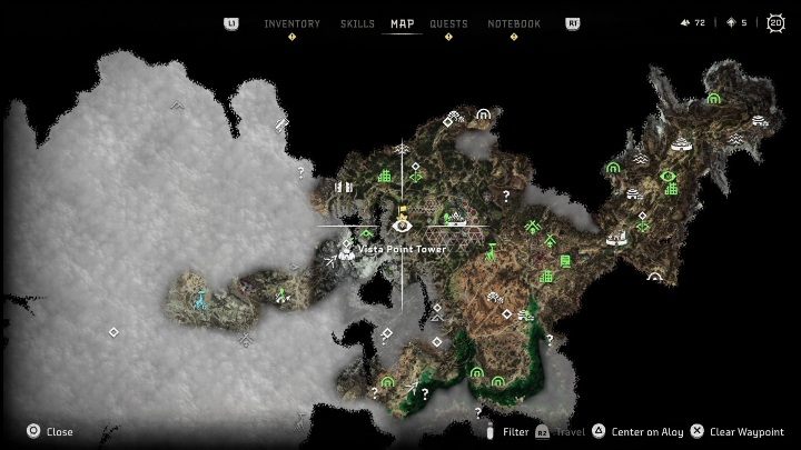 3 - Horizon Forbidden West: Vista Point - list of all - Secrets & Collectibles - Horizon Forbidden West Guide