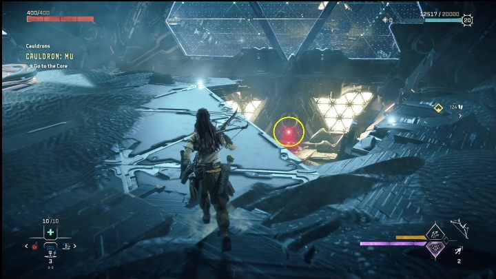 Again, you will have to override another red item to get to the next part - Horizon Forbidden West: Cauldron Mu (Cinnabar Sands) - location, walkthrough - Cinnabar Sands - Horizon Forbidden West Guide