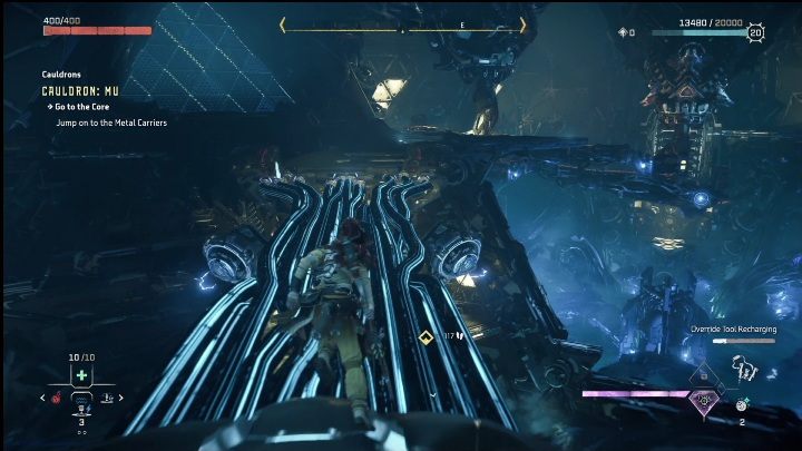 After going through the door, immediately look for another red item - Horizon Forbidden West: Cauldron Mu (Cinnabar Sands) - location, walkthrough - Cinnabar Sands - Horizon Forbidden West Guide