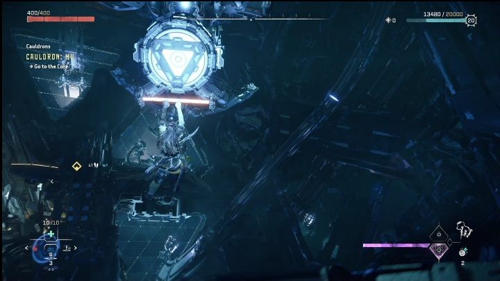 To get to the next part, you must use flying machines again - Horizon Forbidden West: Cauldron Mu (Cinnabar Sands) - location, walkthrough - Cinnabar Sands - Horizon Forbidden West Guide