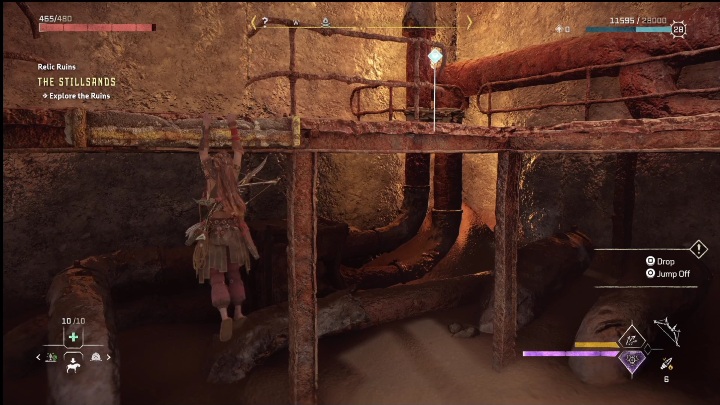 Push the crate to the spot that was blocked by the wall of crystals - Horizon Forbidden West: Go Big - how to get? - Ornaments - Horizon Forbidden West Guide