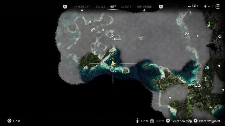 Once you're at the top, finish the activity - Horizon Forbidden West: Tallneck (Landfall) - location - Landfall - Horizon Forbidden West Guide