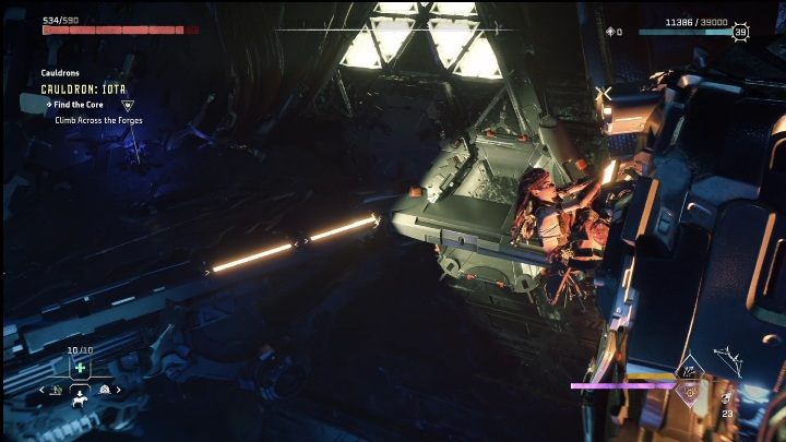 Adjust your steps to the movement of the machines - Horizon Forbidden West: Cauldron IOTA (Salt Bite) - location, walkthrough - Salt Bite - Horizon Forbidden West Guide