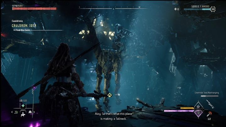 Override the next element to access the largest section of the cauldron - Horizon Forbidden West: Cauldron IOTA (Salt Bite) - location, walkthrough - Salt Bite - Horizon Forbidden West Guide