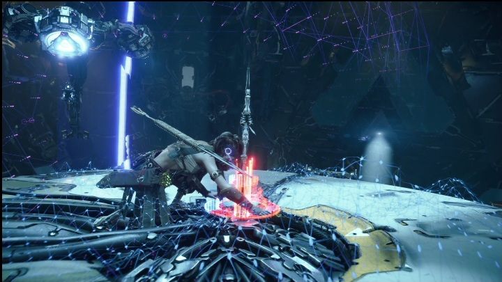 Afterwards, simply stand on the edge and jump on the Tallneck when it reaches the area - Horizon Forbidden West: Cauldron IOTA (Salt Bite) - location, walkthrough - Salt Bite - Horizon Forbidden West Guide