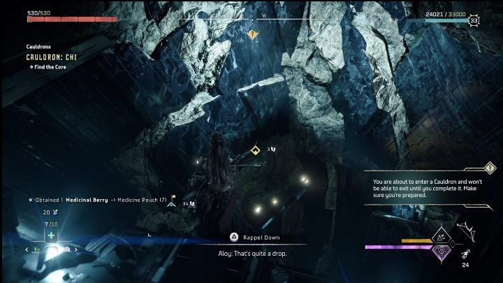 Your task is to get down to the bottom of the cauldron - Horizon Forbidden West: Cauldron CHI (The Stand of the Sentinels) - location, walkthrough - The Stand of the Sentinels - Horizon Forbidden West Guide