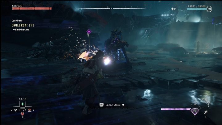 The arena is crawling with enemies - Horizon Forbidden West: Cauldron CHI (The Stand of the Sentinels) - location, walkthrough - The Stand of the Sentinels - Horizon Forbidden West Guide