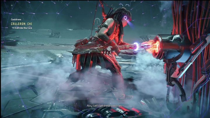 Make an attempt to capture the core - Horizon Forbidden West: Cauldron CHI (The Stand of the Sentinels) - location, walkthrough - The Stand of the Sentinels - Horizon Forbidden West Guide