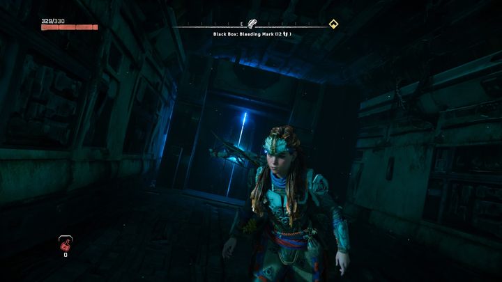 The black box is located in a room behind the locked door - Horizon Forbidden West: Black Boxes - locations - Secrets & Collectibles - Horizon Forbidden West Guide