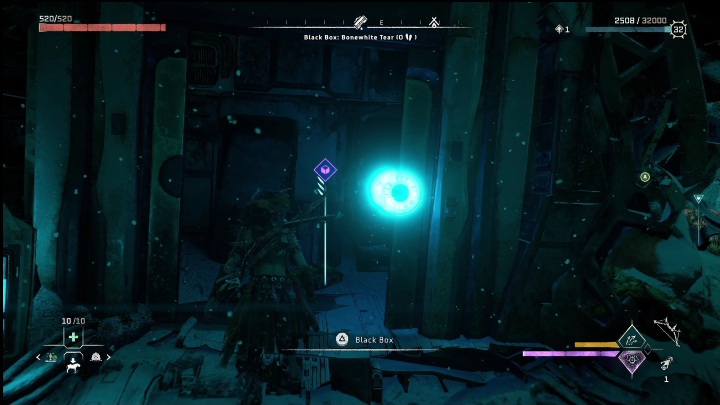 Insert it into the slot and open the door - Horizon Forbidden West: Black Boxes - locations - Secrets & Collectibles - Horizon Forbidden West Guide