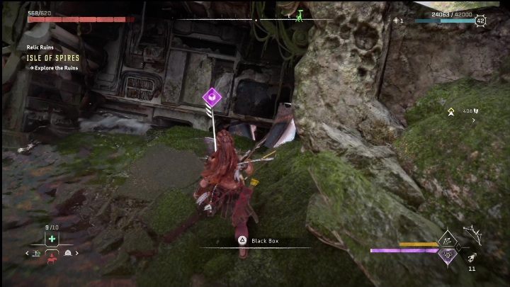 Reaching it is very easy - Horizon Forbidden West: Black Boxes - locations - Secrets & Collectibles - Horizon Forbidden West Guide