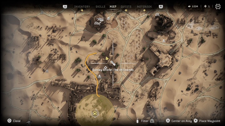 You'll find this module in the southern area of The Stillsands region - Horizon Forbidden West: Survey drones - locations - Secrets & Collectibles - Horizon Forbidden West Guide