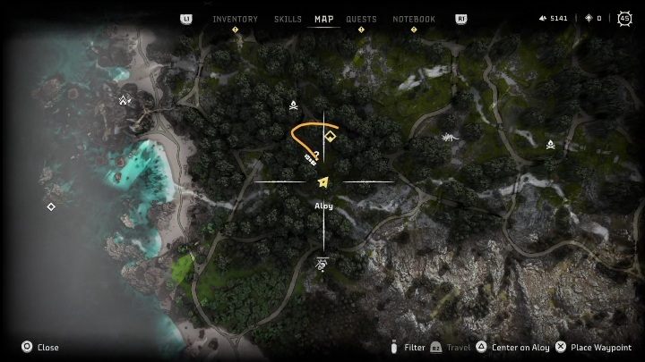 This is yet another drone near The Stand of the Sentinels Tallneck - Horizon Forbidden West: Survey drones - locations - Secrets & Collectibles - Horizon Forbidden West Guide