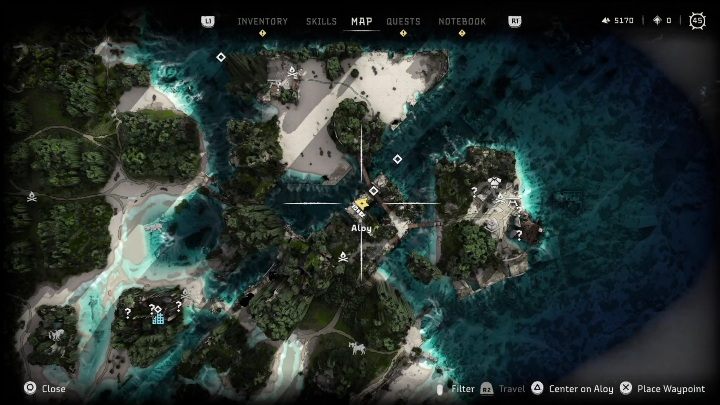 This module is located on an island that's only accessible after completing the Faro's Tomb main quest - Horizon Forbidden West: Survey drones - locations - Secrets & Collectibles - Horizon Forbidden West Guide