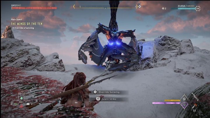 This quest involves overriding a flying animal - Horizon Forbidden West: Tallneck (Shining Wastes) - location - Shining Wastes - Horizon Forbidden West Guide