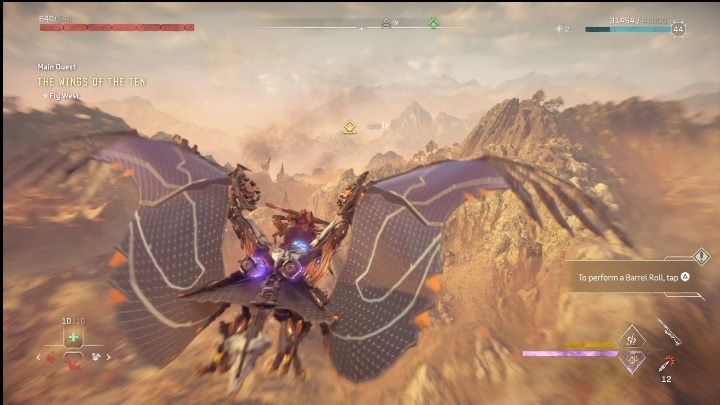 Your task is to fly towards the aforementioned machine - Horizon Forbidden West: Tallneck (Shining Wastes) - location - Shining Wastes - Horizon Forbidden West Guide