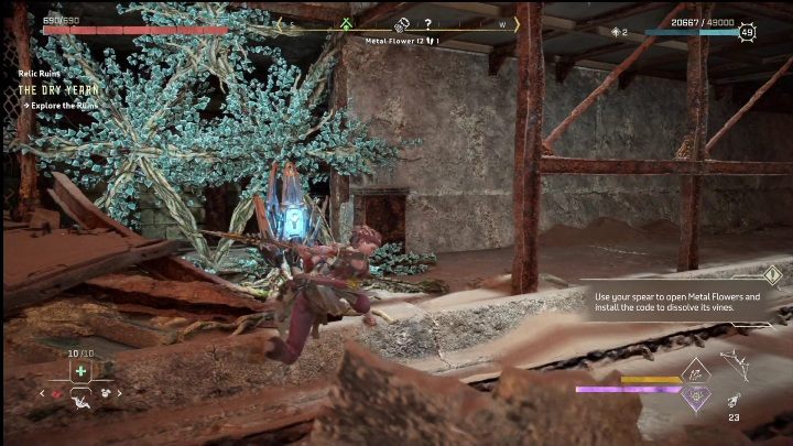 Start exploring by destroying metal flowers - Horizon Forbidden West: Stanfort Days - how to get? - Ornaments - Horizon Forbidden West Guide