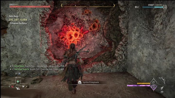 After going through the door you'll see two elements blocking your path - Horizon Forbidden West: Stanfort Days - how to get? - Ornaments - Horizon Forbidden West Guide